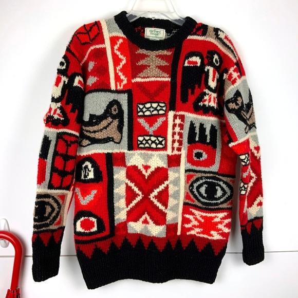 Norhwest Passages Sweaters - Vintage Wool Knit Sweater Northwest Passages S